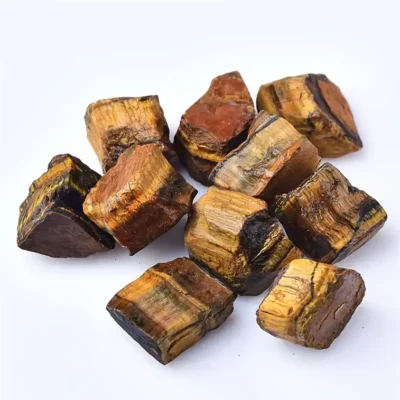 Raw Tiger Eye Quartz Stone Wholesale Meditation Home Decor 2