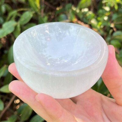 Morocco Selenite Crystal Charging Bowl for Cleanse Recharge (5)