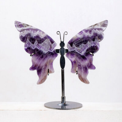 amethyst crystal butterfly wings