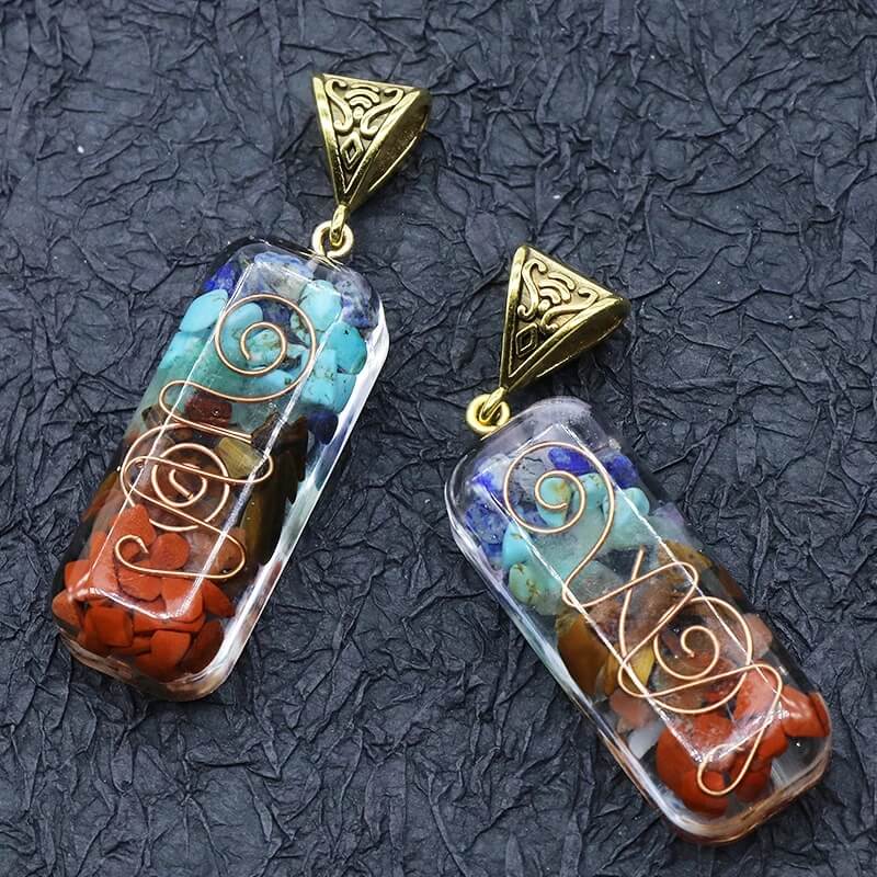 Colorful Chakra Energy Pendant Necklace