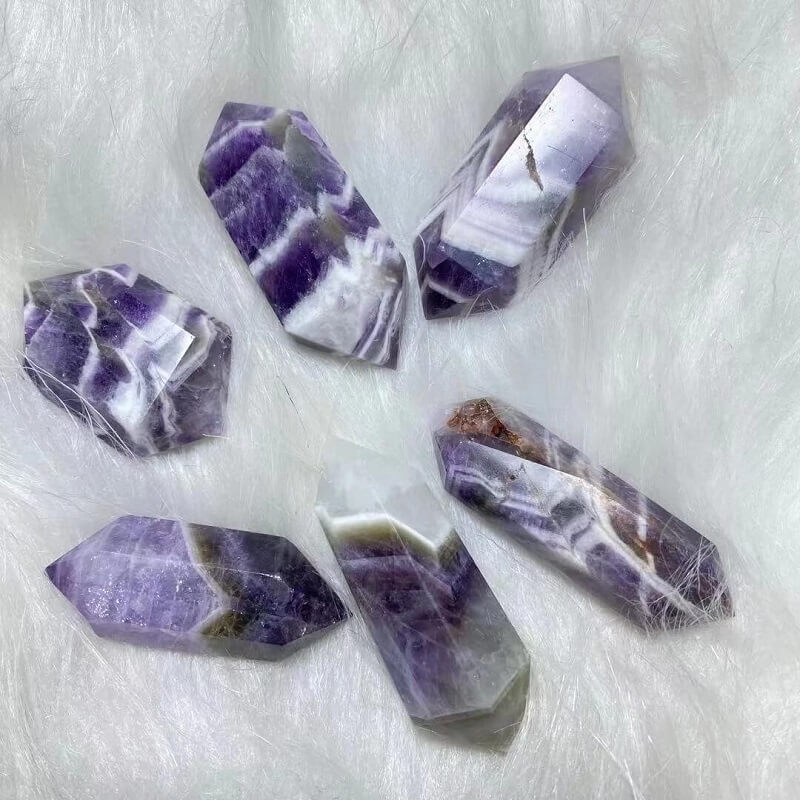 Double Point Tower Chevron Amethyst