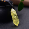 Double Pointed Citrine Pendant Crystal