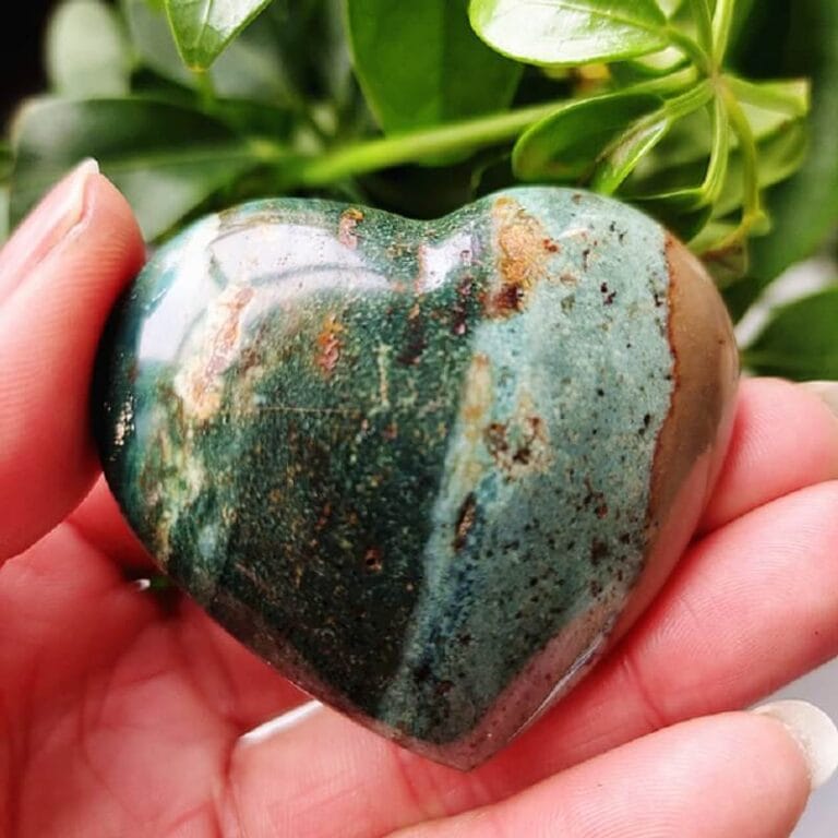 Heart Ocean Jasper Stone