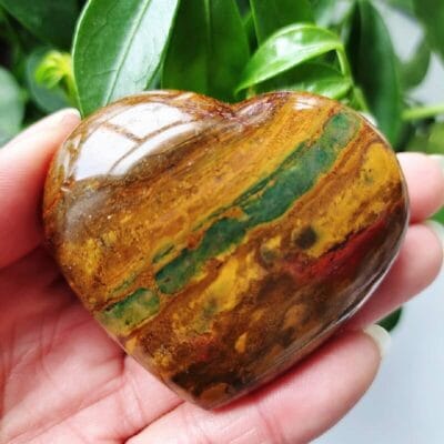 Heart Ocean Jasper Stone