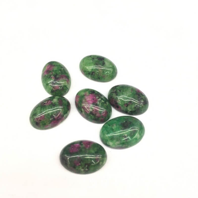 Natural Rubies Zoisite Bead for Pendants