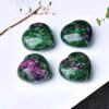 Natural Ruby Zoisite Heart Crystal