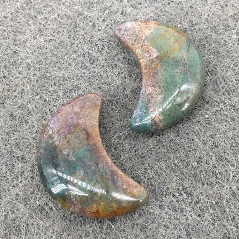 Ocean Jasper Moon Stone