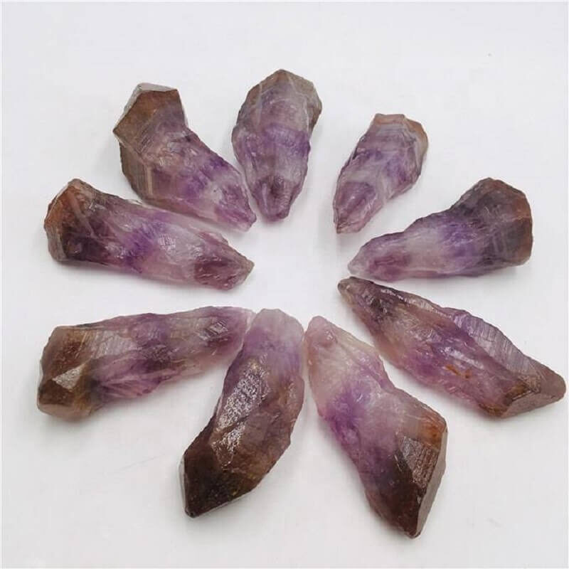 Red Amethyst Raw Crystals Wholesale