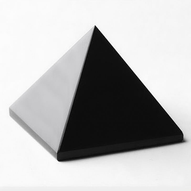 black obsidian pyramid