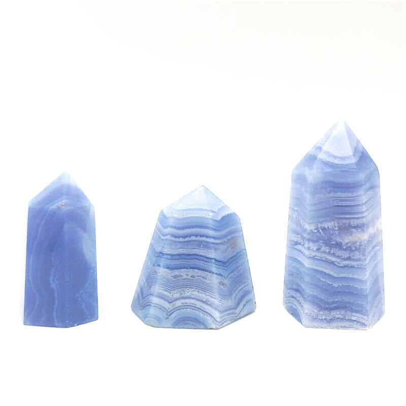 blue lace agate tower