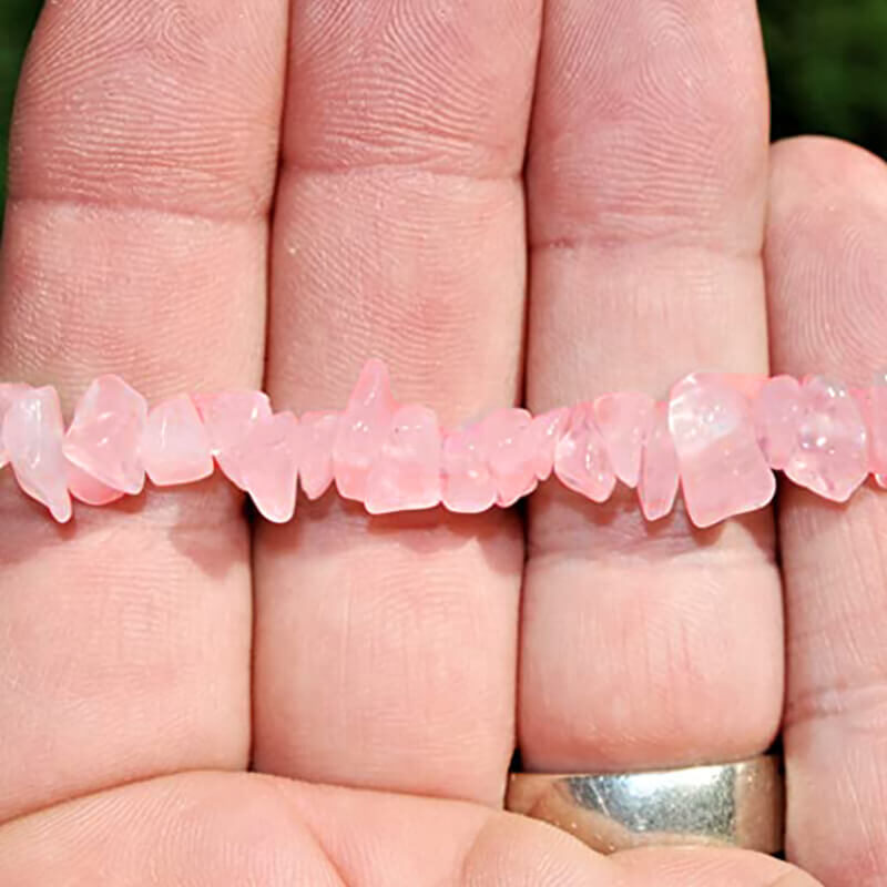 rose quartz bracelet gravle