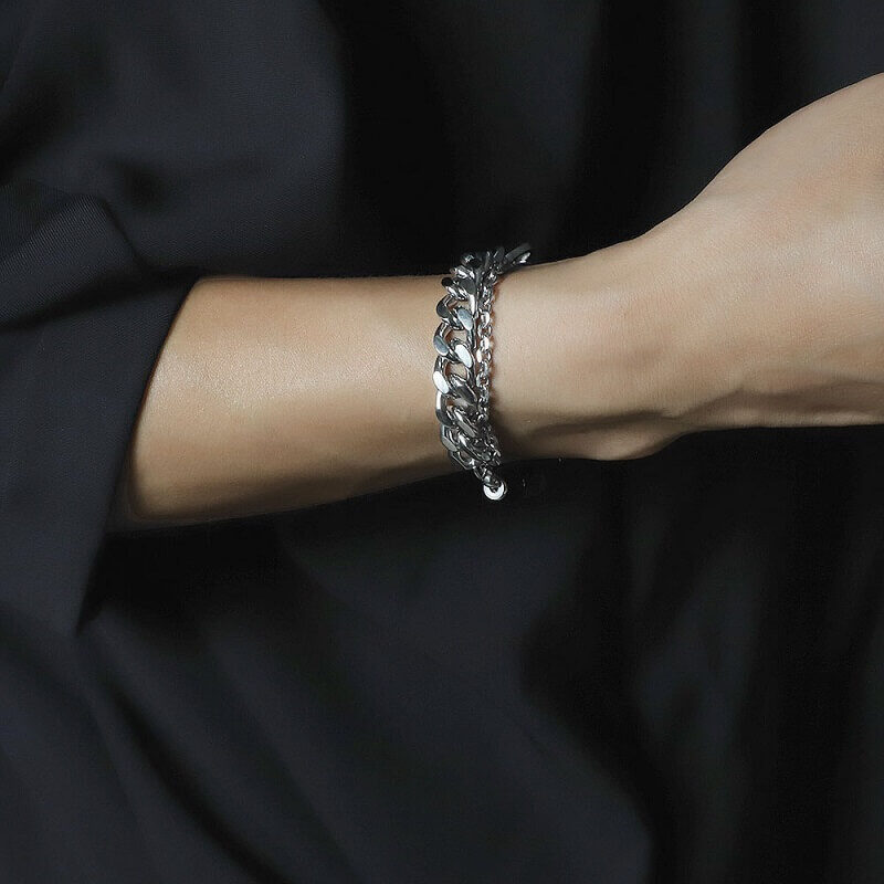 black obsidian bracelet irregular beads