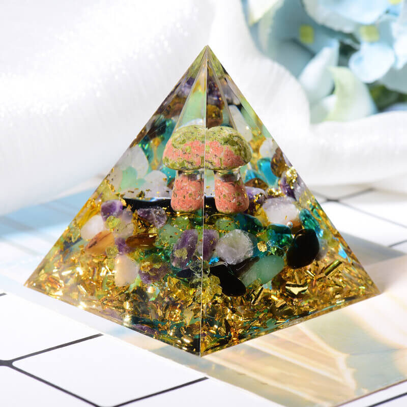 crystal pyramid mushroom