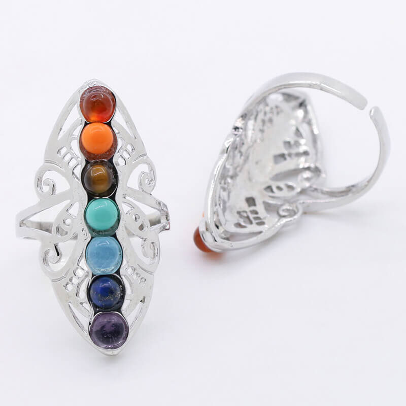 crystal ring seven beads