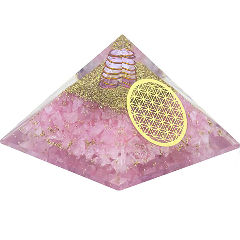 Crystal Pyramid Flower of Life - nacrystal.com