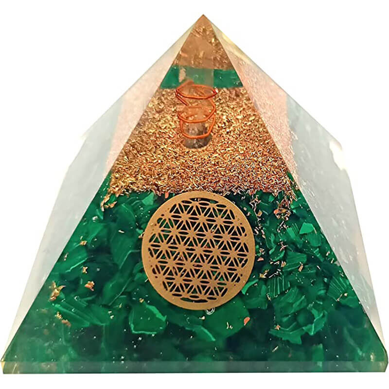 crystal pyramid flower of life