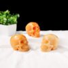 Yellow Calcite 3“ Skull Carving Crystal Stone