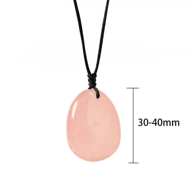Rose Quartz Crystal Pendants For Woman Gifts