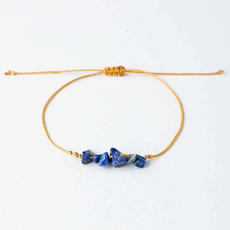 crystal bracelet chips handmade string
