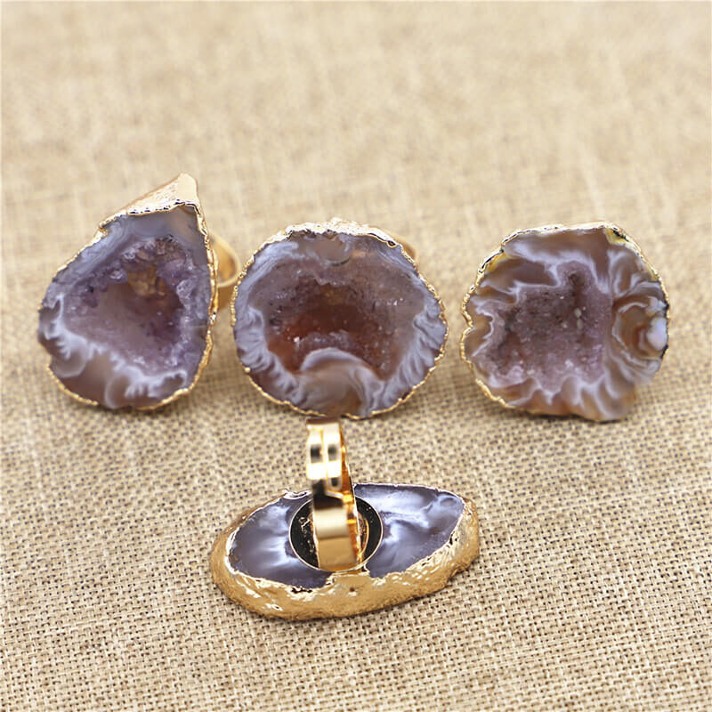 crystal ring agate geode