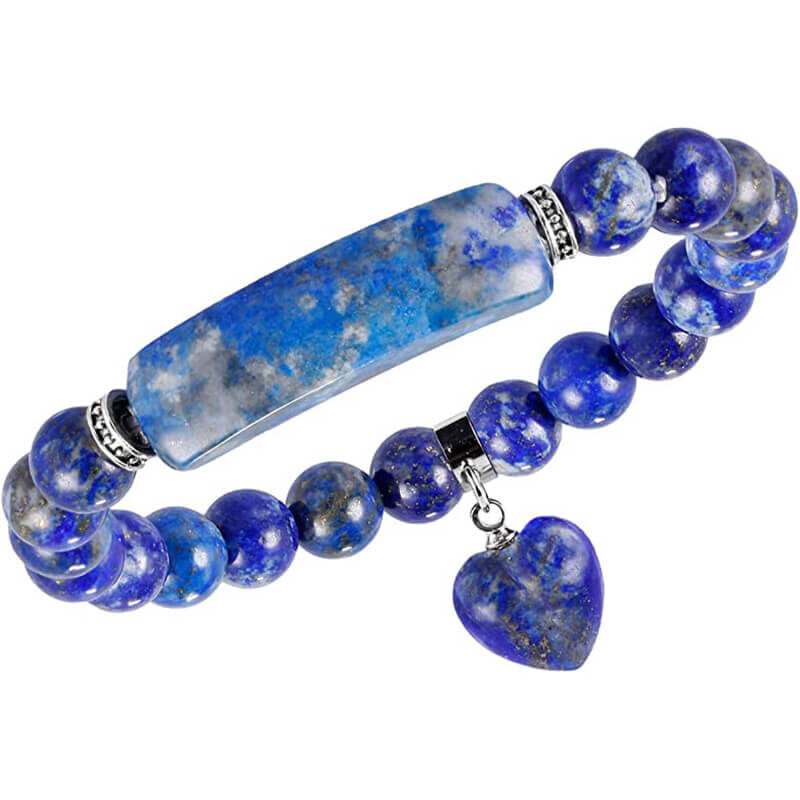 lapis lazuli bracelet heart