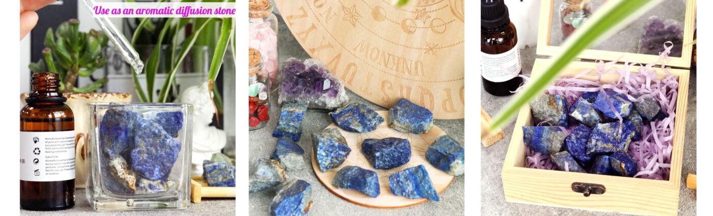Raw Lapis Lazuli Stone Crystal Quartz 