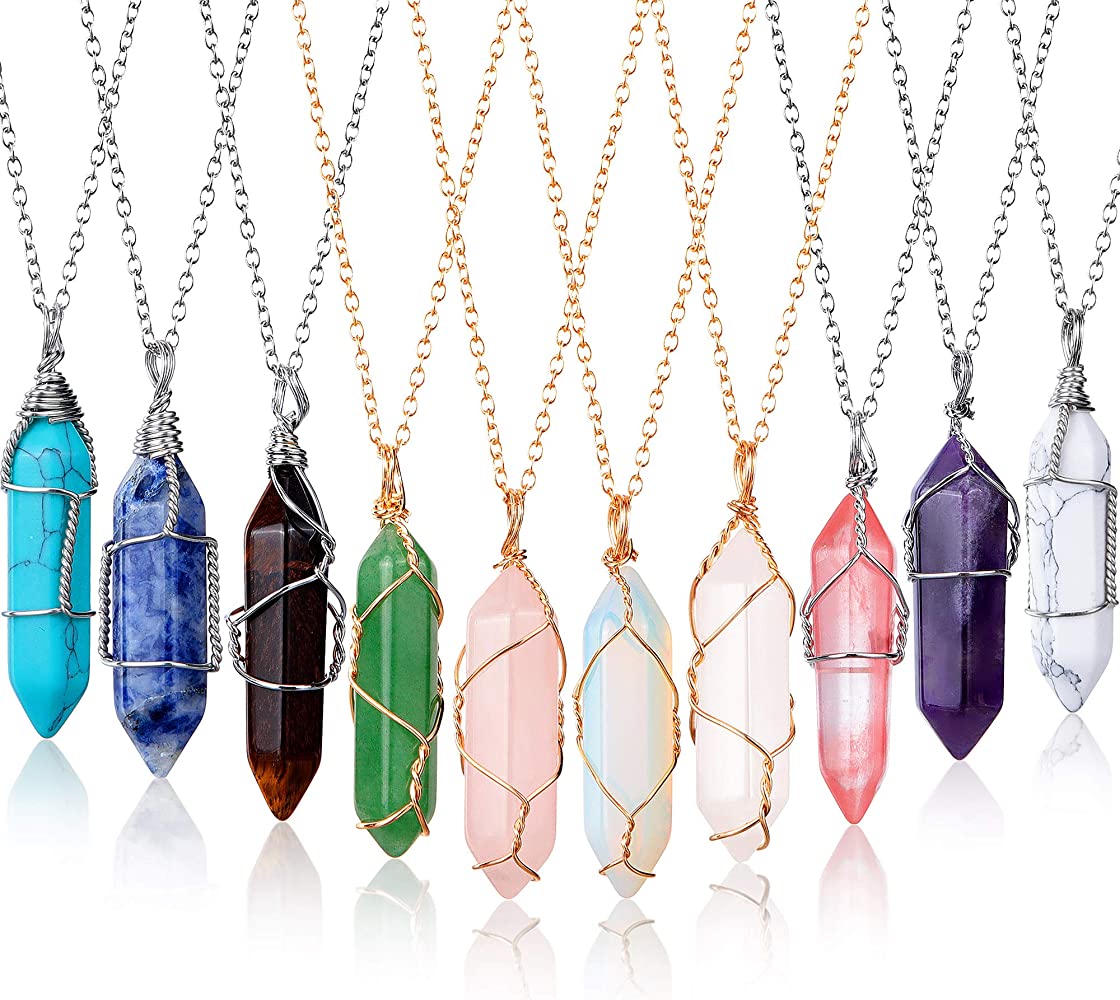 Perfect Healing Crystal Layered Necklace Ariana Ost – Ariana Ost