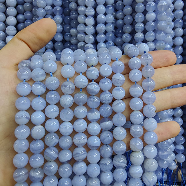 4-12mm Blue Lace Agate Beads Wholesale