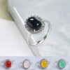 Agate Crystal ring 1