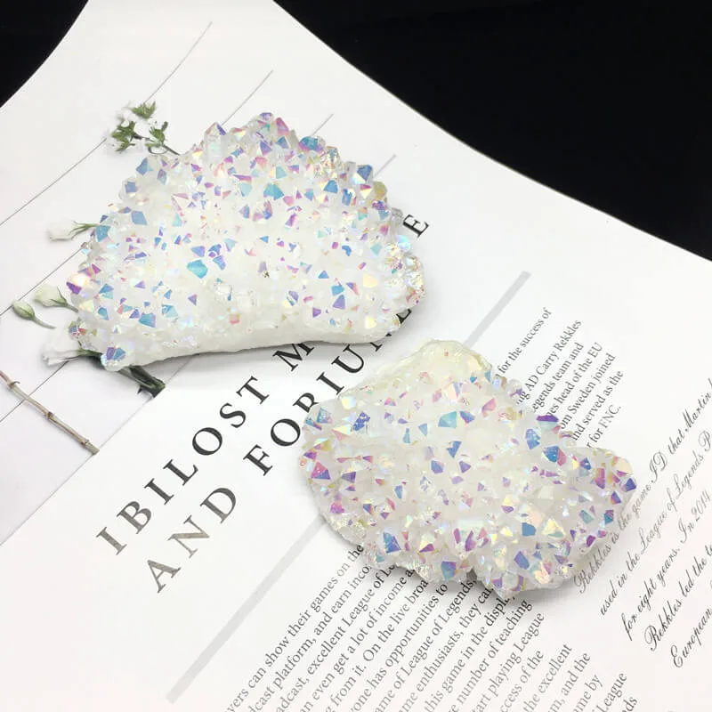 Angel Aura Quartz Cluster White Crystal – Image 4