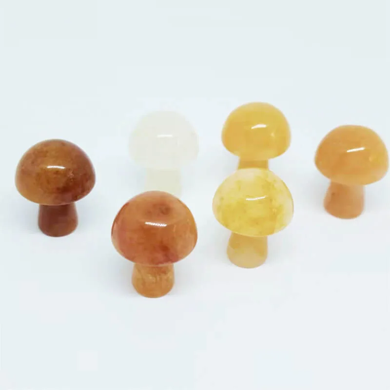 Green Aventurine Crystal Mushroom Stones - Image 5