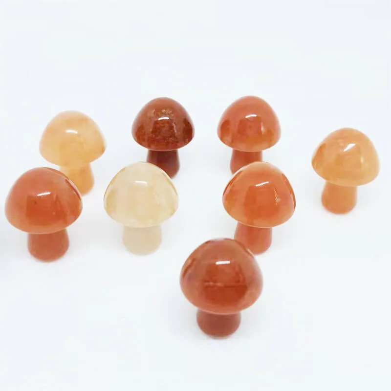 Green Aventurine Crystal Mushroom Stones - Image 7