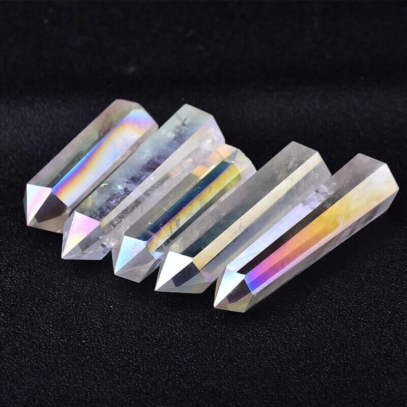 Bulk Angel Aura Quartz Wand Healing Stone 3