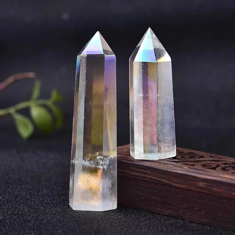 Bulk Angel Aura Quartz Wand Healing Stone – Bild 5