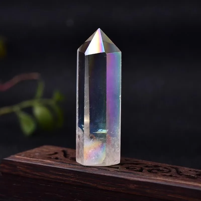 Bulk Angel Aura Quartz Wand Healing Stone – Bild 2