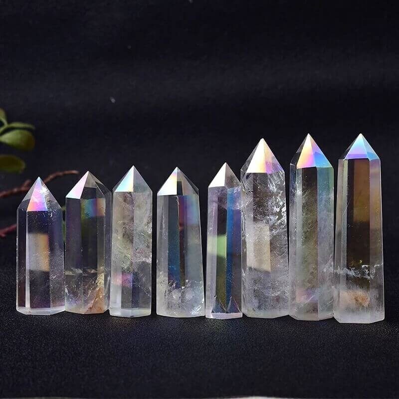 Bulk Angel Aura Quartz Wand Healing Stone 6