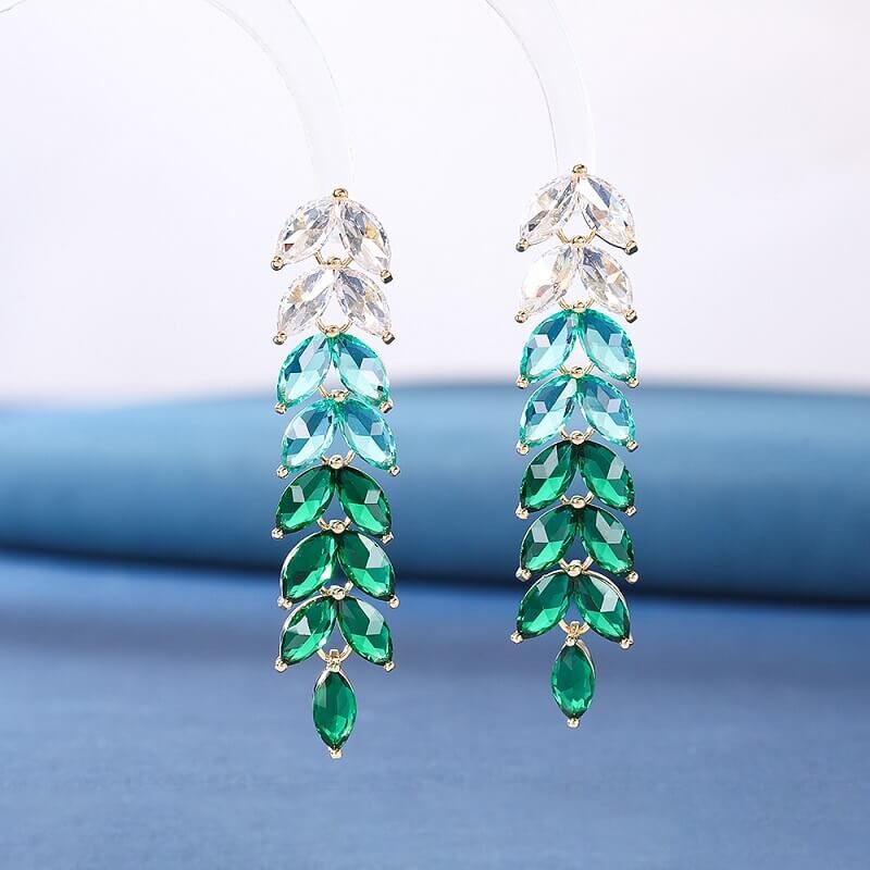 Crystal Tree Earrings 1