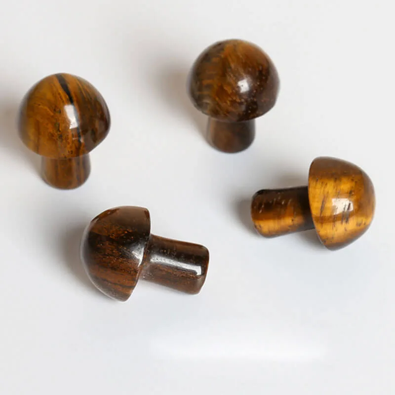 Mushroom Tiger Eye Stone
