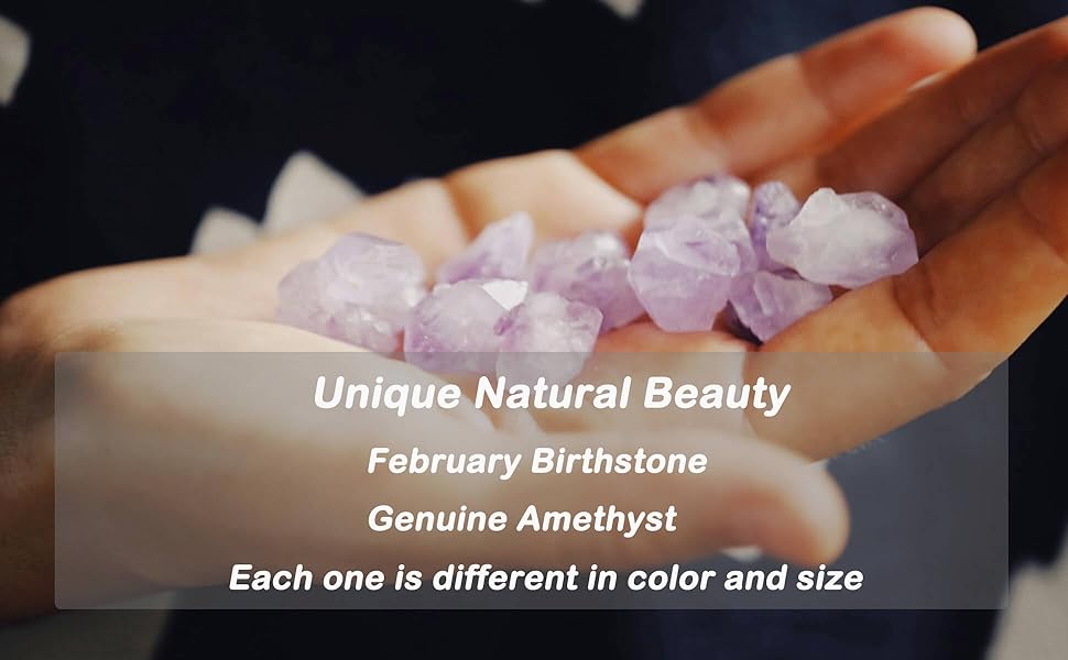 Natural Amethyst Crystal Stone Ring Wholesale 3