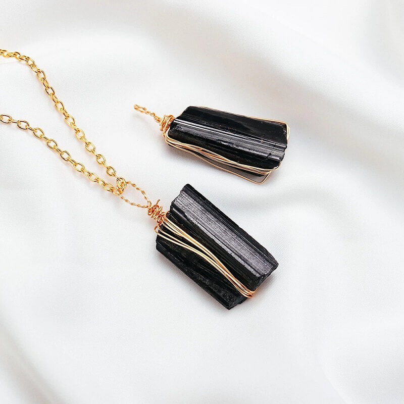 Natural Black Tourmaline Pendant 5