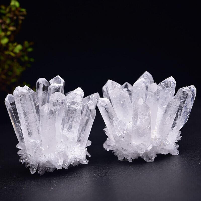 Natural Raw Clear Quartz Cluster