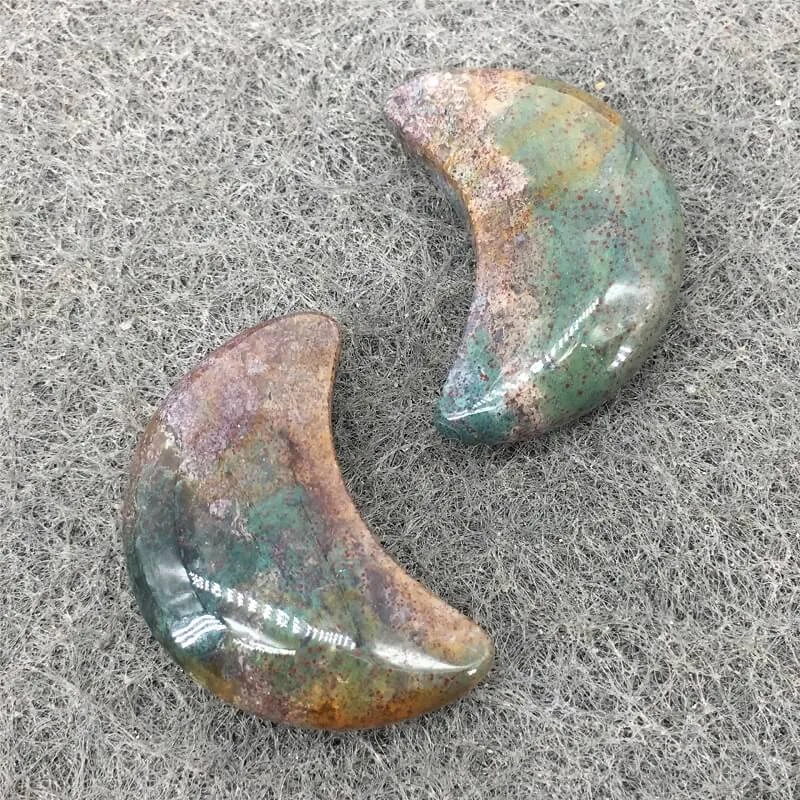 コーディアルジャスパー、非常にレアな天然模様。 抽象的な石の彫刻 お値引き歓迎 Ocean jasper crystal wholesale