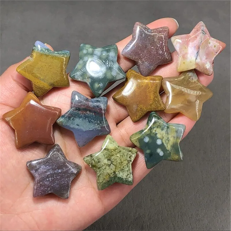 Ocean Jasper Crystal Polished Star Stone