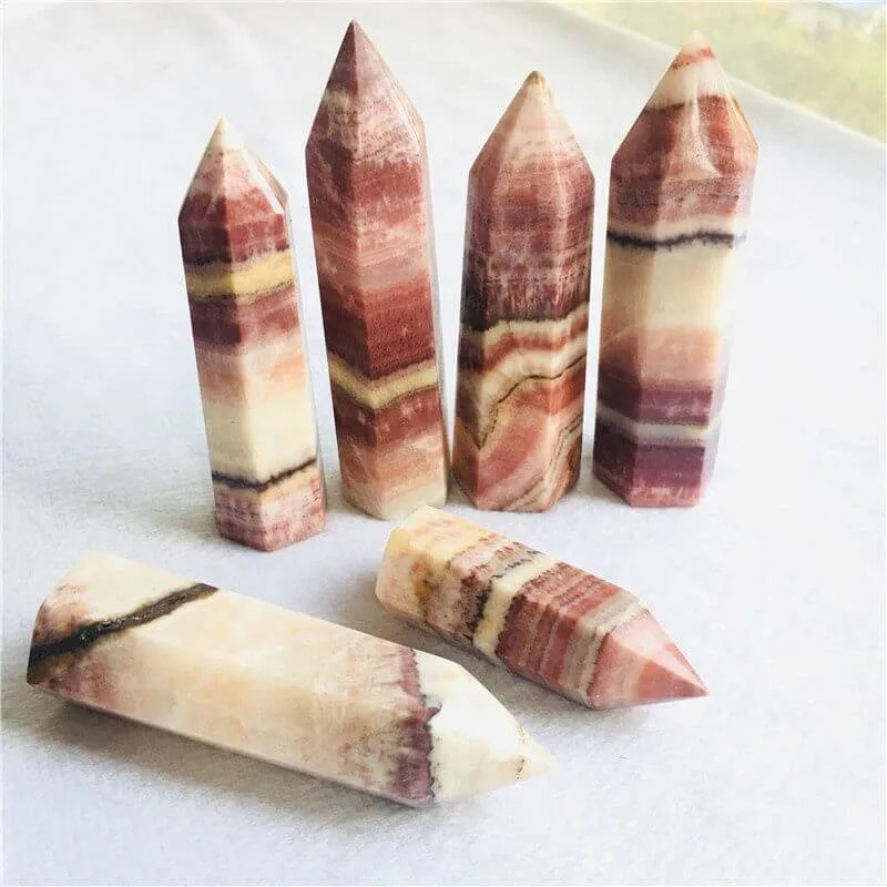 Pink Calcite Healing Crystals Wholesale