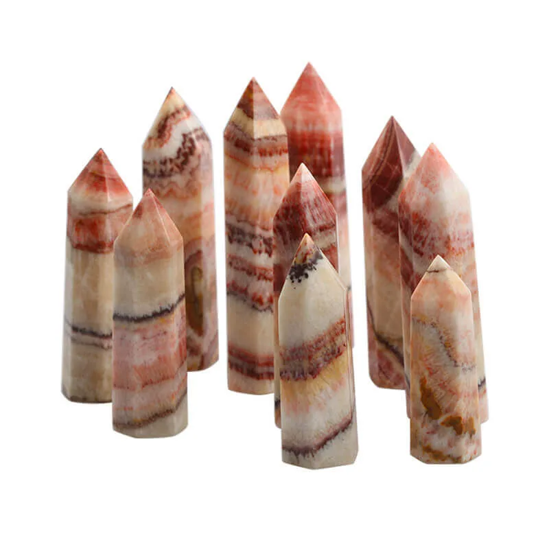 Pink Calcite Healing Crystals Wholesale - 画像 (4)
