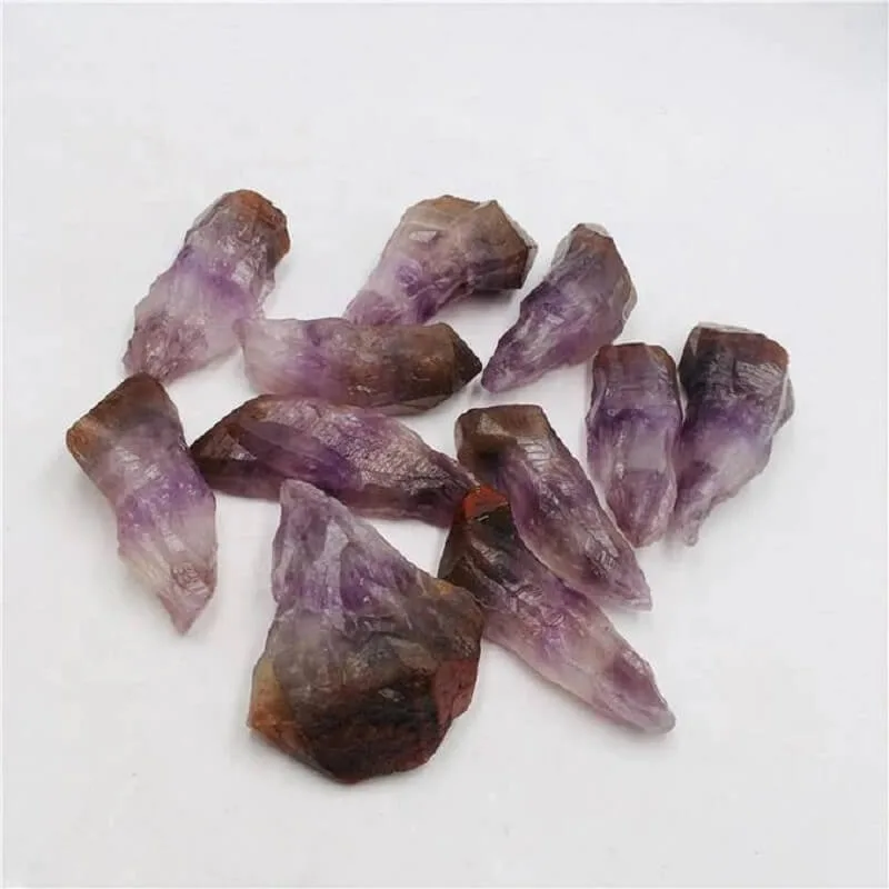 Red Amethyst Raw Crystals Wholesale - 画像 (2)
