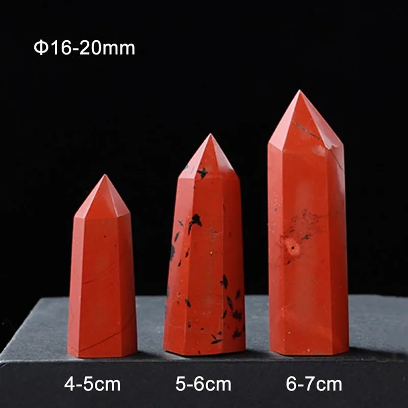 Red Jasper Point Tower Crystal - 이미지 5