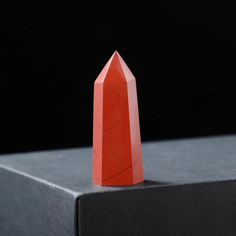 Red Jasper Point Tower Crystal - 이미지 3