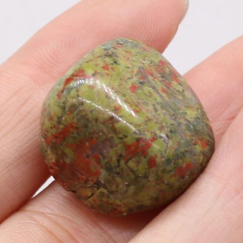 Reiki Unakite Tumbled Crystal 4