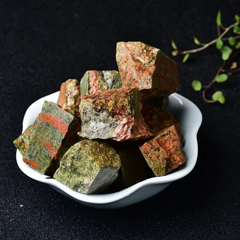 Unakite Raw Stones Crystals Wholesale - Bild 2